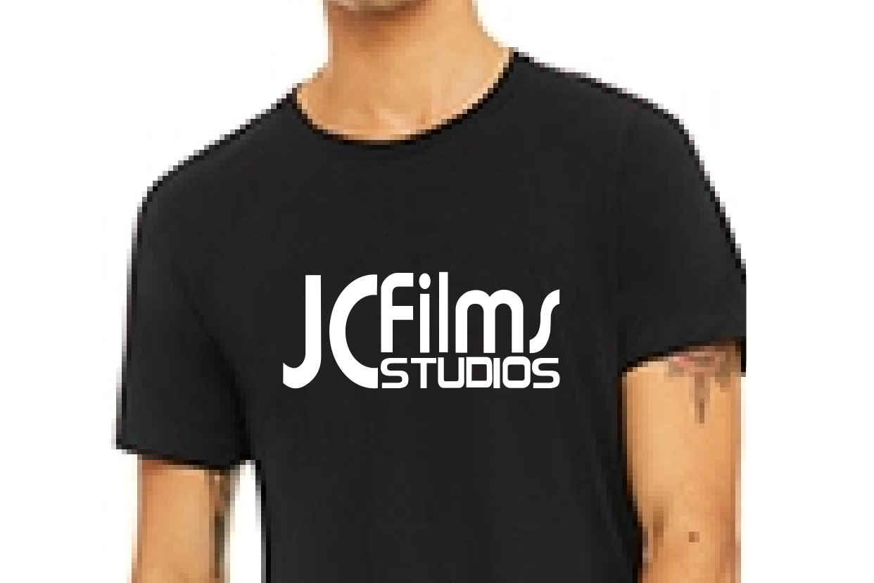 Black short sleeve unisex JCFilms T-shirt